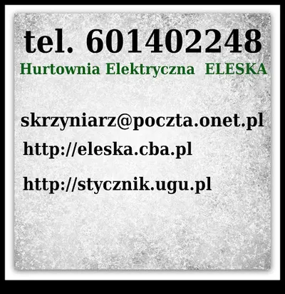 Eleska Hurtownia Elektryczna , Stefan Skrzyniarz, Dąbrowa Górnicza